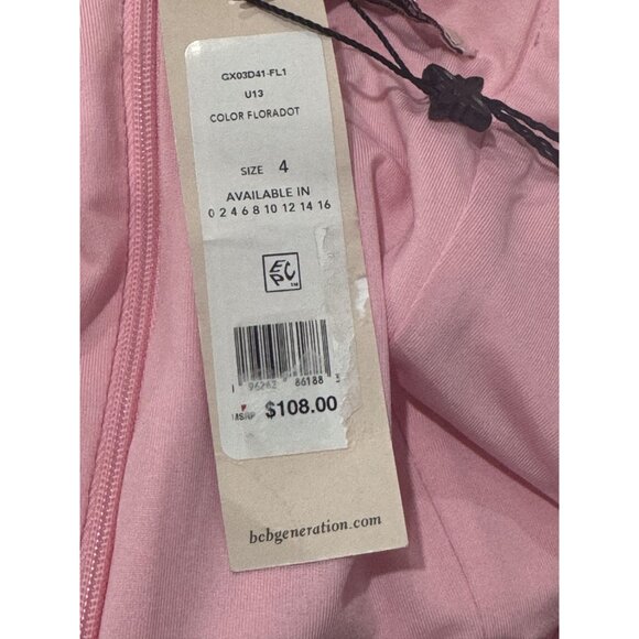 BCBGeneration Women Color Floradot Dress 4 - Picture 4 of 4